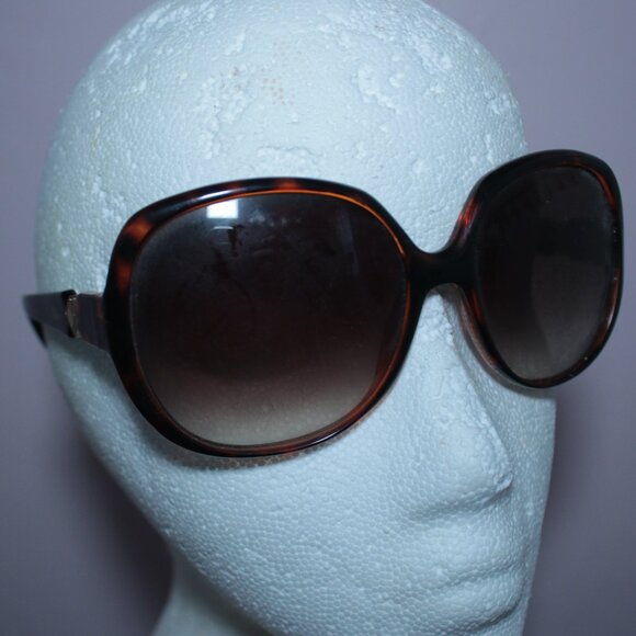 Dior Oversized Square Tortoise Acetate Sunglasses Monogram Metal Logo main image 4